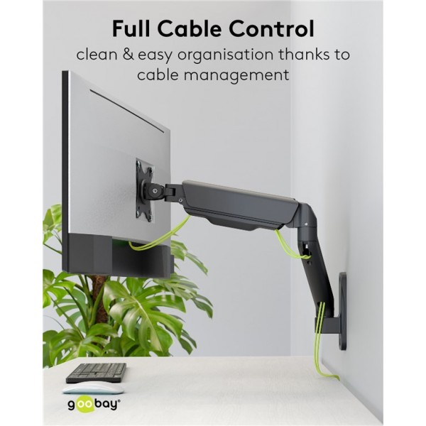 Stenski nosilec za monitor 17 in 32 palcev (43-81 cm)