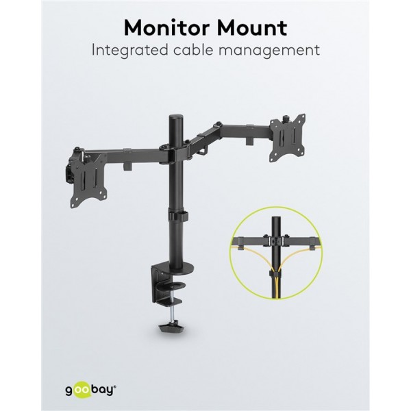 Nosilec za dva monitorja Flex, 17 do 32 palcev (43-81 cm)