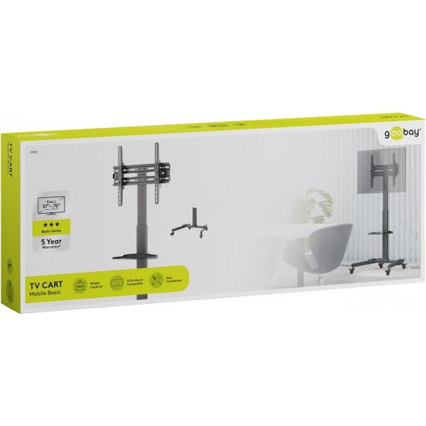 TV predstavitveno stojalo Basic (velikost L) 37 in 70 palcev (94–178 cm)