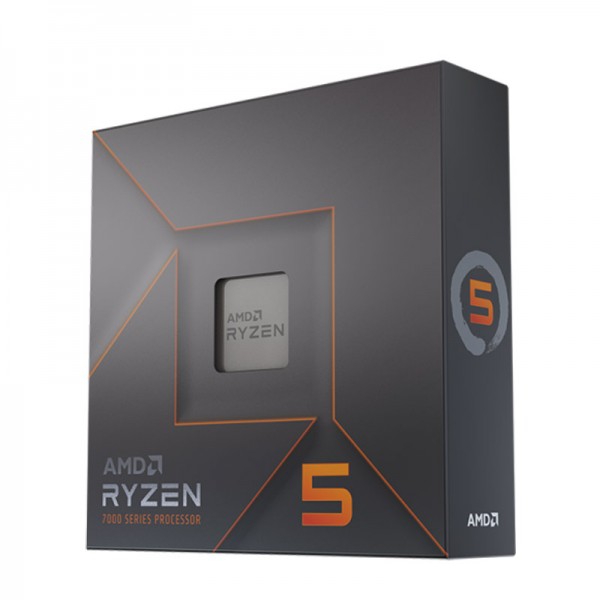 AMD Ryzen 5 7600X 4,7/5,3GHz 32MB AM5 105W BOX brez hladilnika procesor