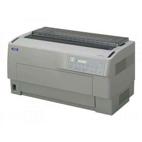 EPSON DFX 9000N črno-beli matrični tiskalnik, širina tiska 419,1 mm, 240 × 144 dpi, 9-iglični, 1550 znakov/s, paralelni, USB, LAN in serijski vmesnik.