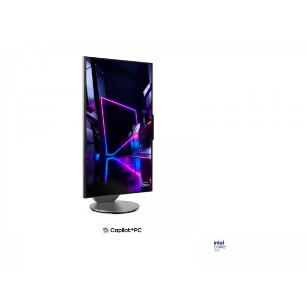 LENOVO Yoga vse-v-enem naprava Intel Core Ultra 5 325, 27'' QHD, 16 GB, 512 GB, UMA, Windows 11 Home (W11H), Luna Grey, 2-letna garancija