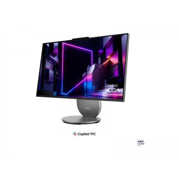 LENOVO Yoga vse-v-enem naprava Intel Core Ultra 5 325, 27'' QHD, 16 GB, 512 GB, UMA, Windows 11 Home (W11H), Luna Grey, 2-letna garancija LENOVO Yoga vse-v-enem naprava Intel Core Ultra 5 325, 27'' QHD, 16 GB, 512 GB, UMA, Windows 11 Home (W11H), Luna Grey, 2-letna garancija