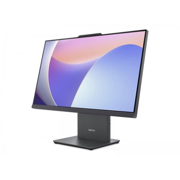 LENOVO IdeaCentre AIO 24, vse-v-enem naprava z Intel Core i5-13420H, 23,8" FHD IPS zaslonom s 100 Hz osveževanja, 16 GB RAM, 512 GB SSD, UMA integrirano grafiko, Windows 11 Home, barva Luna Grey in 2-letna garancija.