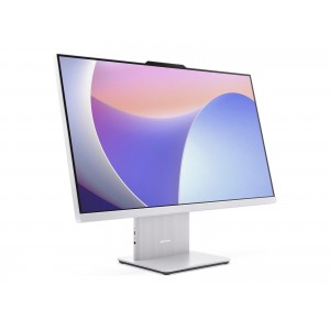 LENOVO IdeaCentre AIO 27 vse-v-enem naprava z AMD Ryzen 5 7535HS, 27-palčnim IPS FHD zaslonom, 16 GB RAM, 512 GB SSD, integrirano grafiko (UMA), Windows 11 Home, v barvi Cloud Grey in 2-letno garancijo.