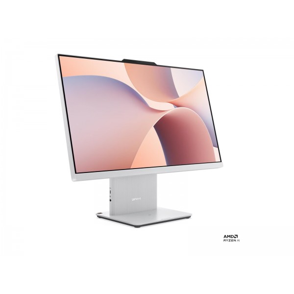LENOVO IdeaCentre vse-v-enem naprava, AMD Ryzen 5 220, 23,8-palčni FHD zaslon, 16 GB RAM, 512 GB, UMA, Windows 11 Home, Cloud Grey, 2-letna garancija