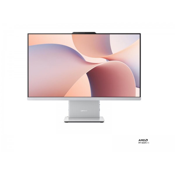 LENOVO IdeaCentre vse-v-enem naprava, AMD Ryzen 7 250, 27-palčni FHD zaslon, 32 GB RAM, 1 TB, integrirana grafika (UMA), Windows 11 Home (W11H), Cloud Grey, 2-letna garancija