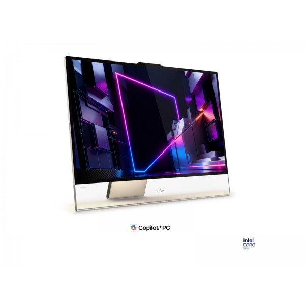 LENOVO Yoga vse-v-enem naprava z Intel Core Ultra X7 358H, 31,5-palčni UHD zaslon, 32 GB RAM, 1 TB, integrirana grafika (UMA), Windows 11 Home, seashell, 2-letna garancija