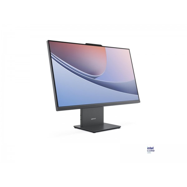 LENOVO IdeaCentre vse-v-enem naprava Intel Core Ultra 7 256V, 27-palčni FHD zaslon, 16 GB RAM, 512 GB SSD, integrirana grafika (UMA), Windows 11 Home, Luna Grey, 2-letna garancija