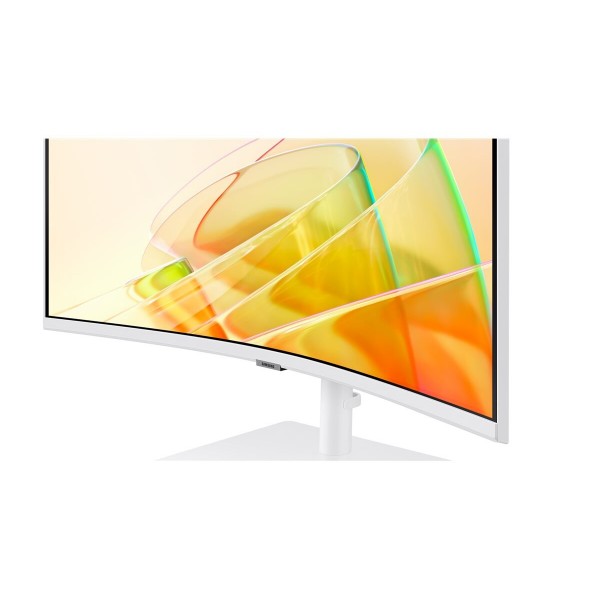 SAMSUNG LS34C650TAUX 34-palčni 21:9 ukrivljen 1000R, 3440×1440 VA-LED, 100 Hz, DisplayPort (DP)/HDMI/Thunderbolt 4 (USB-C) z 90 W napajanja, LAN, vgrajeni zvočniki, stojalo z nastavitvijo višine (HAS), VESA, White