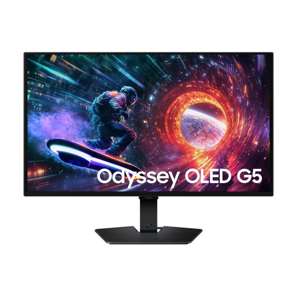 SAMSUNG LS27FG504SUXEN — 27-palčni QHD (2560×1440) OLED monitor z osveževanjem 180 Hz, zasnovan za gaming. SAMSUNG LS27FG504SUXEN — 27-palčni QHD (2560×1440) OLED monitor z osveževanjem 180 Hz, zasnovan za gaming.
