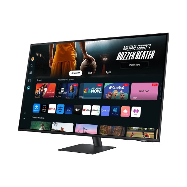 SAMSUNG LS43DM702UUXDU 43-palčni VA 4K monitor, 60 Hz, 300 cd/m2, odzivnost 4 ms, HDR10, 2× HDMI 2.0, USB Type-C, USB-hub, Wi‑Fi 5