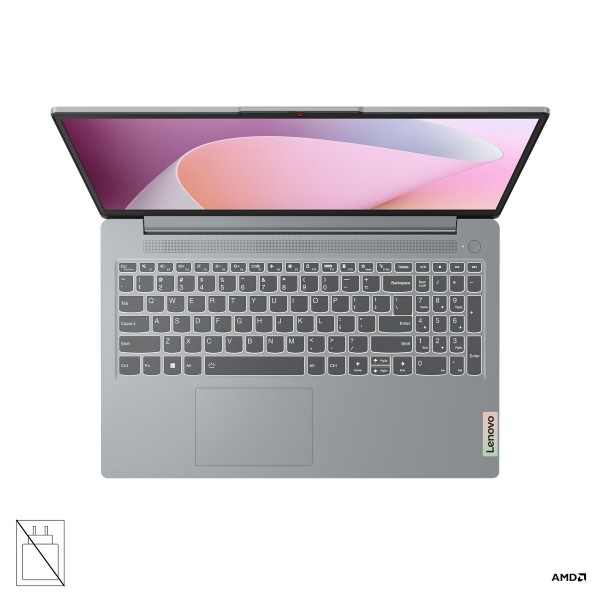 LENOVO IdeaPad Slim 3 prenosnik z AMD Ryzen 7 5825U, 15,6'' FHD zaslonom, 16 GB RAM, 512 GB SSD, integrirano grafiko (UMA), FREEDOS, barva Arctic Grey, 2-letna garancija, brez napajalnika