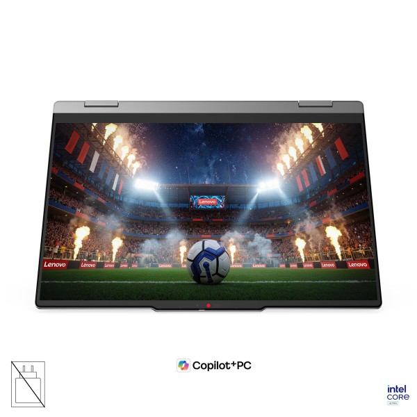 LENOVO IdeaPad 5 2-v-1 prenosnik z Intel Core Ultra 5 322, 14" WUXGA zaslonom na dotik (MT), 16 GB RAM, 512 GB SSD, UMA grafiko, Windows 11 Home, barva Luna Grey, 3-letna garancija, brez napajalnika
