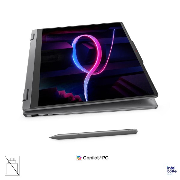 LENOVO Yoga 7 prenosnik 2-v-1, Intel Core Ultra 7 355, 16-palčni WUXGA OLED (multi-touch), 32 GB RAM, 1 TB SSD, UMA grafika, Windows 11 Home, Luna Grey, 3-letna garancija, brez napajalnika LENOVO Yoga 7 prenosnik 2-v-1, Intel Core Ultra 7 355, 16-palčni WUXGA OLED (multi-touch), 32 GB RAM, 1 TB SSD, UMA grafika, Windows 11 Home, Luna Grey, 3-letna garancija, brez napajalnika
