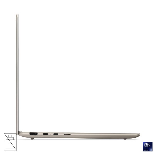 LENOVO Yoga Slim 7i Aura Edition prenosnik, Intel Core Ultra 5 226V, 14" 2.8K WQXGA+ OLED, 16 GB RAM, 512 GB SSD, integrirana grafika (UMA), Windows 11 Home, barva Seashell, 3-letna garancija, brez napajalnika