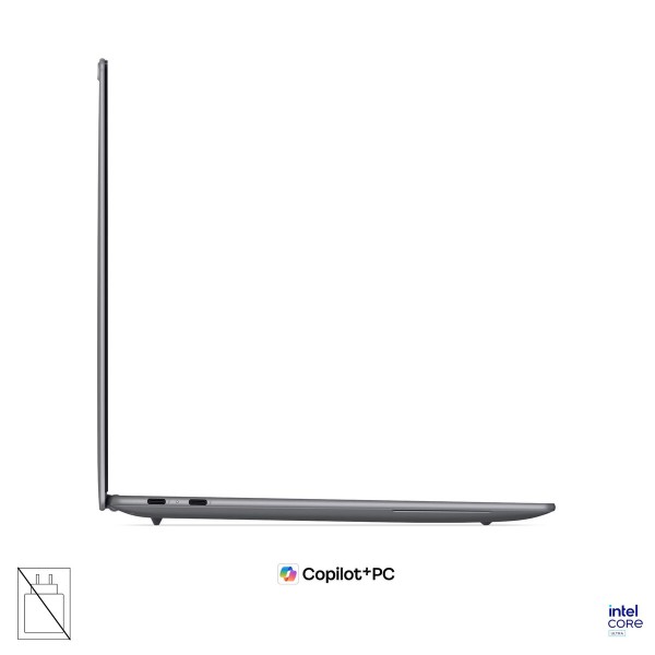 LENOVO Yoga Slim 7 Aura Edition prenosnik, Intel Core Ultra 7 256V, 14" 2.8K WQXGA+, 16 GB RAM, 1 TB SSD, UMA, Windows 11 Home, Luna Grey, 3-letna garancija, brez napajalnika