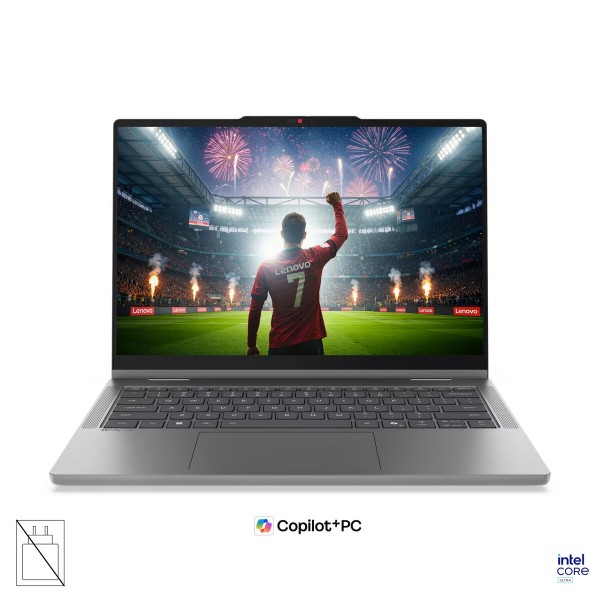 LENOVO IdeaPad 5 2-v-1 prenosnik z Intel Core Ultra 5 322, 14" WUXGA zaslonom na dotik (MT), 16 GB RAM, 512 GB SSD, UMA grafiko, Windows 11 Home, barva Luna Grey, 3-letna garancija, brez napajalnika