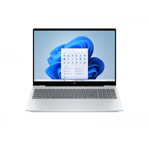 HP OmniBook 7 AI 16-ay0000nmx prenosnik Intel Core Ultra 7 255H, 16-palčni 2.5K zaslon, 32 GB LPDDR5X, 1 TB PCIe SSD, Windows 11 Pro, Glacier Silver, brez adapterja, 3-letna garancija