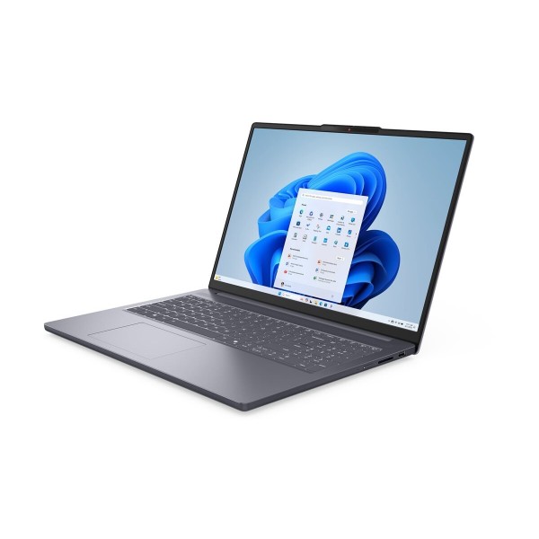 LENOVO IdeaPad Slim 3 prenosnik, AMD Ryzen 5 8640HS, 16-palčni WUXGA zaslon, 16 GB RAM, 512 GB, integrirana grafika (UMA), Windows 11 Home, Luna Grey, 2-letna garancija