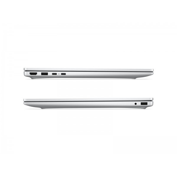 HP OmniBook 3 16-by0022nmx prenosnik z AMD Ryzen 5 40, 16-palčnim 2K zaslonom, 16 GB LPDDR5 pomnilnika, 512 GB PCIe SSD, grafično kartico AMD Radeon 610M, FreeDOS 3.0, v barvi Glacier Silver