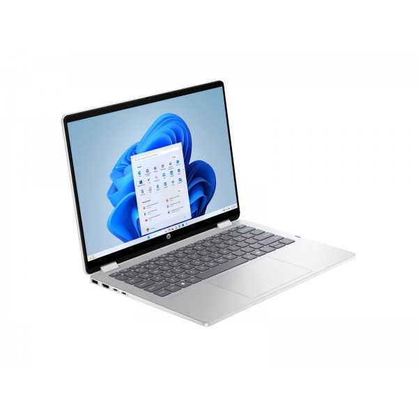 HP OmniBook 5 Flip 14-fp0006nm, prenosnik z Intel Core 5 120U, 14-palčnim 2K OLED zaslonom, 16 GB LPDDR5X RAM, 1 TB PCIe SSD, Windows 11 Home, Glacier Silver