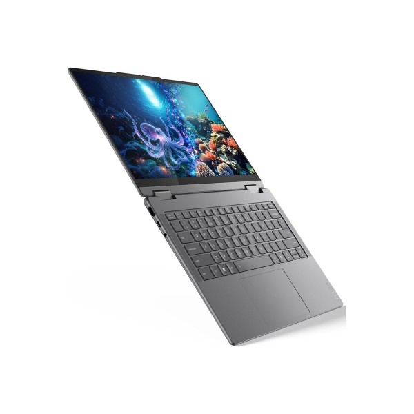 LENOVO Yoga 7 2-v-1 prenosnik, Intel Core Ultra 7 256V, 14" WUXGA OLED, multi-touch, 16 GB RAM, 1 TB SSD, integrirana grafika (UMA), Windows 11 Home, Luna Grey, 2 leti garancije