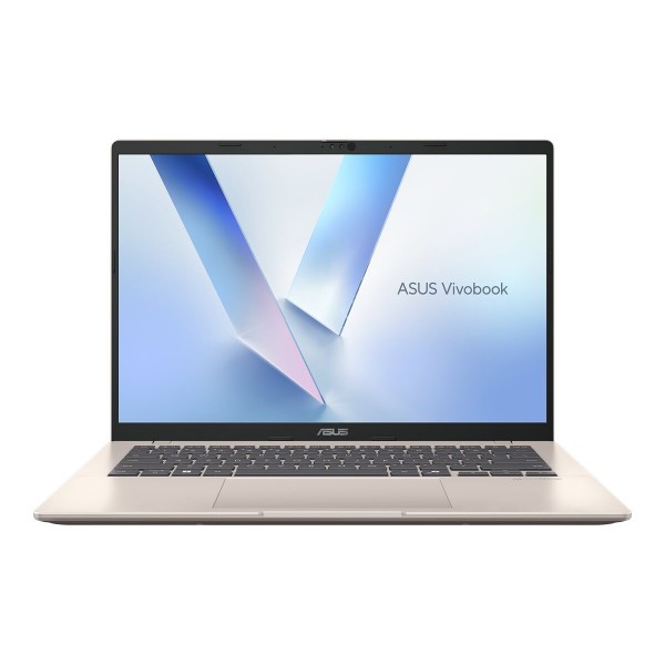 ASUS Vivobook X1407AA-LY010W, Intel Core Ultra 5 325, 14" WUXGA, 16 GB DDR5, 512 GB PCIe SSD, Windows 11 Home, Platinum Gold, brez napajalnega adapterja