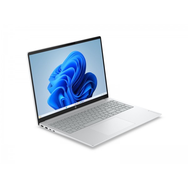 HP OmniBook 3 16-bu0013nmx prenosnik, Intel Core i5 120U, 16-palčni 2K zaslon, 16 GB DDR5 RAM, 512 GB PCIe SSD, Windows 11 Home, Glacier Silver, brez adapterja, 3-letna garancija