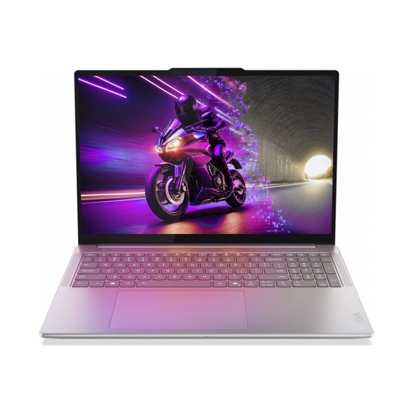LENOVO Yoga Pro 9 Aura Edition prenosnik z Intel Core Ultra 7 255H, 16-palčnim 2.8K OLED zaslonom (120 Hz), 64 GB pomnilnika, 2 TB SSD, grafično kartico NVIDIA RTX 5070, Windows 11 Home, barva Luna Grey, 2 leti garancije.
