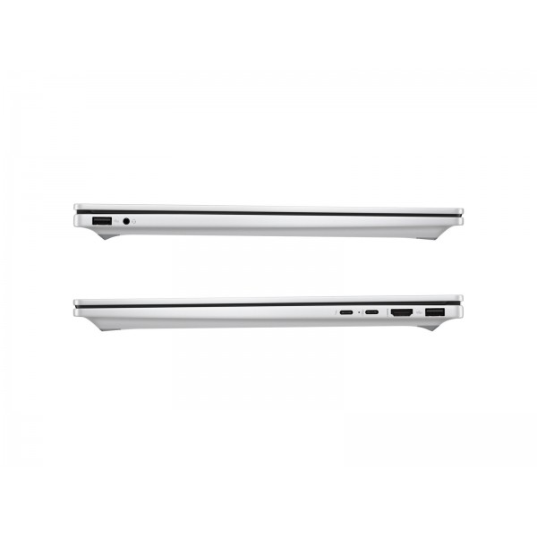 HP OmniBook 7 AI 16-ay0000nmx prenosnik Intel Core Ultra 7 255H, 16-palčni 2.5K zaslon, 32 GB LPDDR5X, 1 TB PCIe SSD, Windows 11 Pro, Glacier Silver, brez adapterja, 3-letna garancija