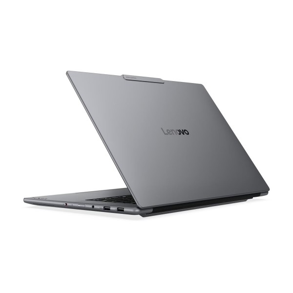 Lenovo Yoga Pro 7 Aura Edition prenosnik z Intel Core Ultra 7 356H, 15,3-palčnim 2.5K WQXGA OLED zaslonom, 32 GB RAM, 1 TB SSD, grafično kartico NVIDIA RTX 5050, Windows 11 Home, v barvi Luna Grey, s 3-letno garancijo.