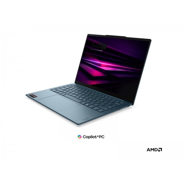 LENOVO Yoga Slim 7 prenosnik AMD Ryzen AI 7 445, 14" 2.8K WQXGA+ OLED, 32 GB, 1 TB, integrirana grafika (UMA), Windows 11 Home, tidal teal, 3-letna garancija