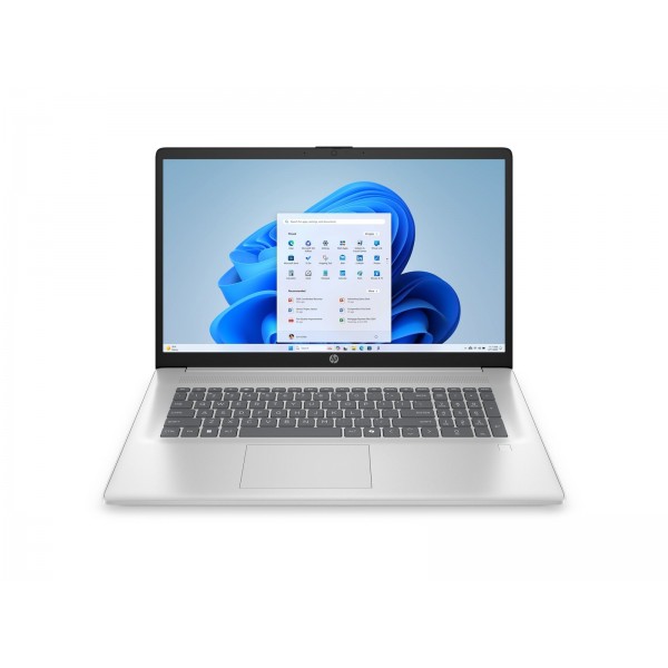 HP prenosnik 17-cp2040nm, AMD Ryzen 5 7520U, 17,3-palčni FHD zaslon z mat površino proti bleščanju, 16 GB LPDDR5 RAM, 512 GB PCIe SSD, AMD Radeon Graphics, FreeDOS 3.0, Natural Silver, 3-letna garancija
