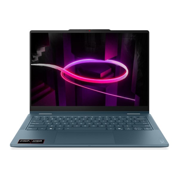LENOVO Yoga 7 2-v-1 prenosnik, AMD Ryzen AI 7 445, 14" 2.8K WQXGA+ OLED, 32 GB, 1 TB, UMA, Windows 11 Home, barva Tidal Teal, 3-letna garancija