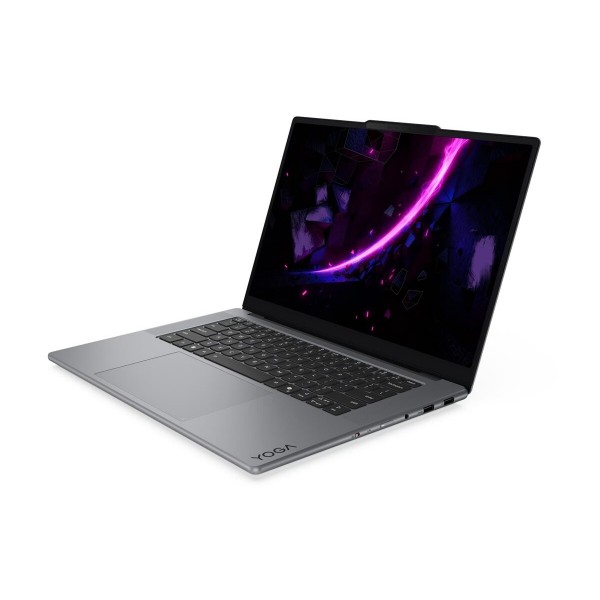 Lenovo Yoga Pro 7 Aura Edition prenosnik z Intel Core Ultra 7 356H, 15,3-palčnim 2.5K WQXGA OLED zaslonom, 32 GB RAM, 1 TB SSD, grafično kartico NVIDIA RTX 5050, Windows 11 Home, v barvi Luna Grey, s 3-letno garancijo.