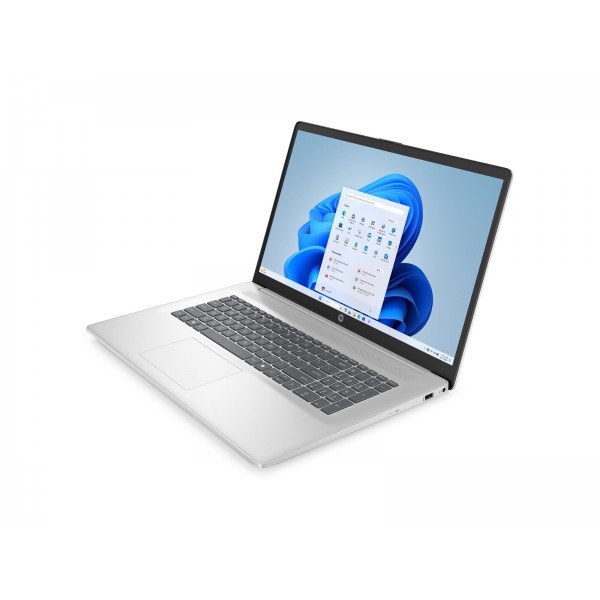 HP prenosnik 17-cp2040nm, AMD Ryzen 5 7520U, 17,3-palčni FHD zaslon z mat površino proti bleščanju, 16 GB LPDDR5 RAM, 512 GB PCIe SSD, AMD Radeon Graphics, FreeDOS 3.0, Natural Silver, 3-letna garancija