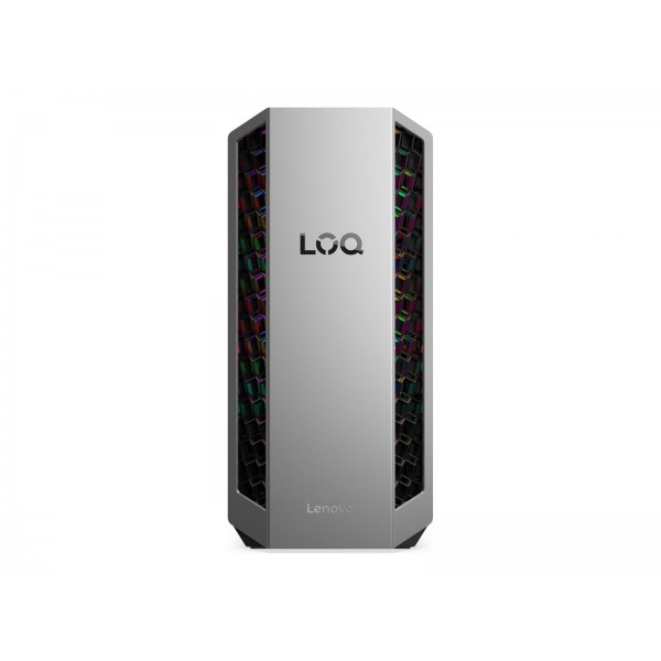 LENOVO LOQ Tower: AMD Ryzen 7 8745HX, 32 GB RAM, 1 TB prostora za shranjevanje, grafična kartica AMD Radeon RX 9060 XT, operacijski sistem DOS, barva luna grey, 2-letna garancija.