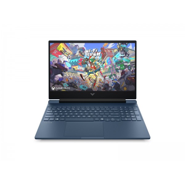 HP VICTUS 15-fb3006nm prenosnik z AMD Ryzen AI 7 350, 15,6-palčnim FHD zaslonom, 16 GB DDR5 pomnilnika, 1 TB PCIe SSD, grafično kartico NVIDIA GeForce RTX 5060 z 8 GB pomnilnika, FreeDOS 3.0, barva Performance Blue