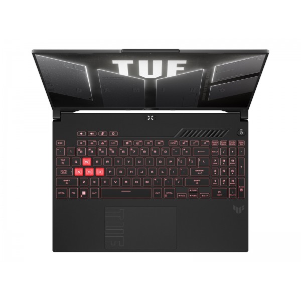 ASUS TUF Gaming FA607NUG-RL117 prenosnik, AMD Ryzen 7 7445HS, 16-palčni WUXGA, 16GB DDR5, 512GB PCIe SSD, RTX 4050 6GB, NOOS, Mecha Gray