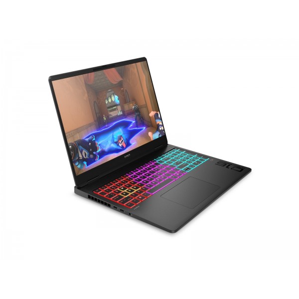 Prenosnik HP Omen Max 16-ah0042nn z Intel Core Ultra 7 255HX, 16‑palčnim WQXGA zaslonom s 240 Hz osveževanjem, 32 GB pomnilnika DDR5 5600, 1 TB PCIe NVMe M.2 SSD, grafično kartico RTX 5070 (8 GB), FreeDOS in 3‑letno garancijo.