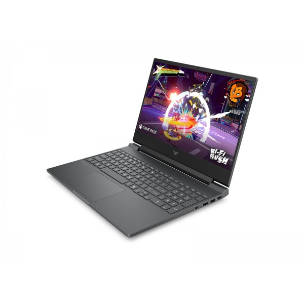 HP VICTUS 15-fa2001nmx prenosnik, Intel Core i5-13420H, 15,6" FHD, 16 GB DDR5, 512 GB PCIe SSD, NVIDIA GeForce RTX 4050 6 GB, FreeDOS 3.0, Mica Silver, brez adapterja, 3 leta garancije