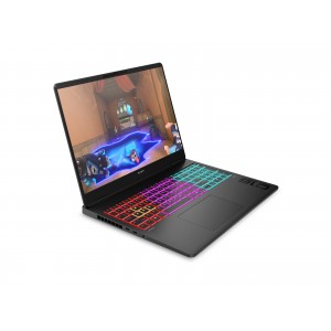 Prenosnik HP Omen Max 16-ah0042nn z Intel Core Ultra 7 255HX, 16‑palčnim WQXGA zaslonom s 240 Hz osveževanjem, 32 GB pomnilnika DDR5 5600, 1 TB PCIe NVMe M.2 SSD, grafično kartico RTX 5070 (8 GB), FreeDOS in 3‑letno garancijo.