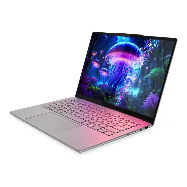 LENOVO Yoga Slim 7 Aura Edition, Intel Core Ultra 7 258V, 14-palčni 2.8K WQXGA+ OLED zaslon, multi-touch, 32 GB RAM, 1 TB prostora za shranjevanje, UMA grafika, Windows 11 Home, Luna Grey, 3-letna garancija, brez napajalnika
