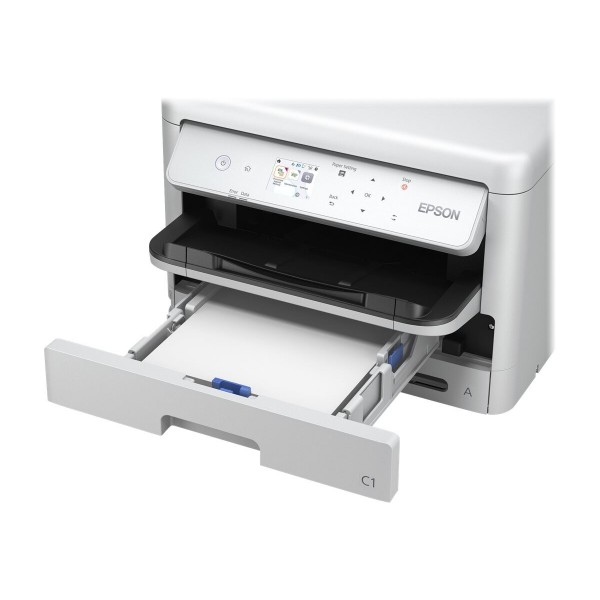 EPSON WorkForce Pro WF-M5399DW črno-beli brizgalni tiskalnik A4, samodejni dvostranski tisk, 1200 x 2400 dpi, 25 strani/min, kapaciteta 330 listov, USB, LAN, Wi-Fi
