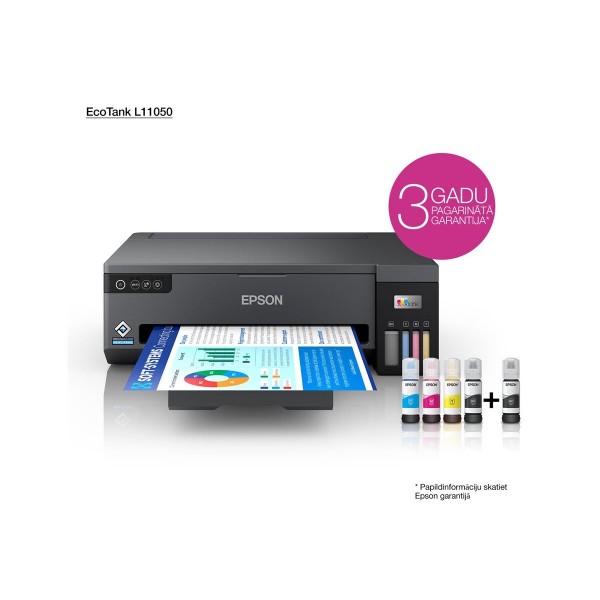 EPSON EcoTank L11050 enofunkcijski brizgalni tiskalnik (SFP), 15/8 ppm, USB, Wi‑Fi Direct