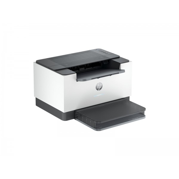 HP LaserJet M207dw enobarven laserski tiskalnik A4 s samodejnim dvostranskim tiskom (duplex), ločljivostjo 600×600 dpi, hitrostjo 27 strani/min, kapaciteto 150 listov ter vmesniki USB, LAN in Wi-Fi.