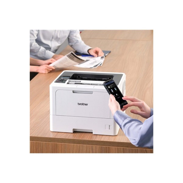 BROTHER HL-L5210DN črno-beli laserni tiskalnik z dvosmernim tiskanjem (duplex), format A4, ločljivost 1200x1200 dpi, hitrost tiskanja do 48 strani/min, kapaciteta 350 listov, povezljivost USB 2.0 in Gigabit LAN
