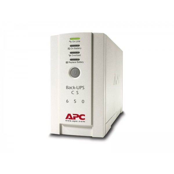 APC Back-UPS CS 650VA 230V, vmesniški priključek DB-9 (RS-232) in USB