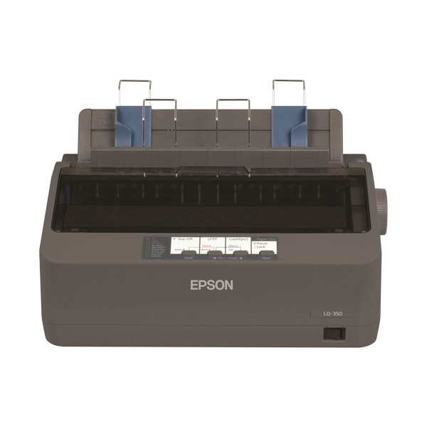 EPSON LQ-350, črno-beli 24-igelni matrični tiskalnik z hitrostjo 347 znakov/s ter paralelnim, USB 2.0 in serijskim vmesnikom.